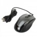 MC-099U MCSAITE USB Wired 1000 / 1600DPI Optical Mouse - Deep Gray (150cm-Cable)