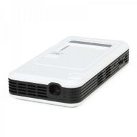 DLP-166 Portable Multimedia Player Mini Projector - White