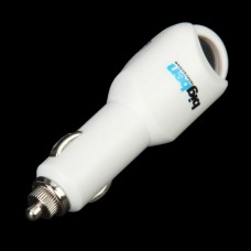 Genuine bigben Car Charger For For  iPhone/iPod/iPad - White