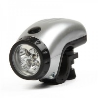 Bicycle 2-Mode 5-LED Head White Light + 3-Mode 3-LED Tail Red Light Set (3 x AAA / 2 x AAA)