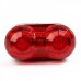 Bicycle 2-Mode 5-LED Head White Light + 3-Mode 3-LED Tail Red Light Set (3 x AAA / 2 x AAA)