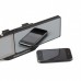 GHE5101 2-in-1 Bluetooth Rearview Mirror + WinCE 6.0 GPS Navigator w/ AV IN / 4GB Europe Map TF Card - Black