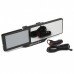 GHE5101 2-in-1 Bluetooth Rearview Mirror + WinCE 6.0 GPS Navigator w/ AV IN / 4GB Europe Map TF Card - Black