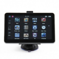 GB7102 7.0" Resistive Screen Windows CE 6.0 GPS Navigator w/ TF / AV-in / FM - Brazil Map