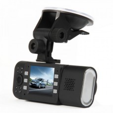 X4000 Dual 5.0MP Lens Wide Angle Car DVR Camcorder w/ 16-IR LED / HDMI / TF (2.0" TFT LCD)