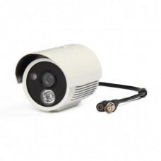 JK003  1/3" Sony CCD 1.3MP Surveillance Security Camera w/ 1-IR LED Night Vision - White