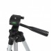KT-1015 Retractable Aluminum Alloy 4-Section TriPod Stand for Camcorder DSLR Camera - Silver + Black
