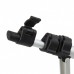 KT-1015 Retractable Aluminum Alloy 4-Section TriPod Stand for Camcorder DSLR Camera - Silver + Black