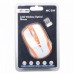 MC-309 2.4GHz Wireless 1600DPI Optical Mouse - White + Orange