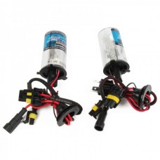 H1 55W 6000K 3000LM HID White Light Xenon Headlamps (Pair)