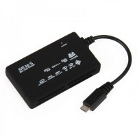 OTG-02 All-in-One Memory Card Reader - Black