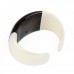 Stylish Bluetooth V2.1 Bracelet w/ Vibration Function + Digital Time - White + Black