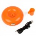 ZZL-1010  Round Shaped 1.5W USB Air Humidifier - Orange