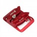 Universal Aluminum Alloy Waist Belt Buckle for DSLR - Red