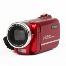 5.1MP CMOS Digital Video Recorder Camcorder w/ SD / AV-Out - Red (3.0" TFT LCD) - HD-808