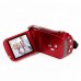 5.1MP CMOS Digital Video Recorder Camcorder w/ SD / AV-Out - Red (3.0" TFT LCD) - HD-808