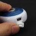 Rechargeable 300KP Digital Pet Eye View Camera with Clip for Dog / Cat & More - Blue + White (128MB)- DC30A