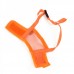 Useful Adjustable Pet Dog Muzzle Set - Orange (Size-M)