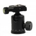 TriPod Ball Head with Quick Release Plate Adapter - Black