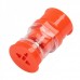 Universal Travel Power Plug Adapter - Orange (US / EU / UK)