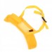 Useful Adjustable Pet Dog Muzzle Set - Yellow (Size-L)