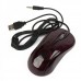 Fashion USB 2.0 1200DPI Optical Wired Mouse Music Speakers - Purple Red (140CM-Cable Length / 3.5mm)