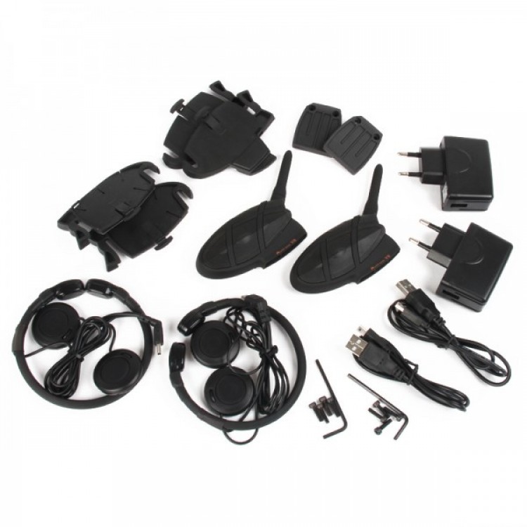 Bone Conduction Bluetooth Interphone Set for Motorcycle Helmet (8-Hour