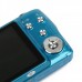 8.1MP CMOS Compact Digital Video Camera w/ 3X Optical Zoom/SD Slot - Blue (2.7" TFT LCD)