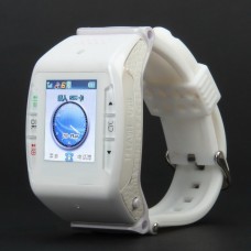 N688 Watch Mobile w/1.33" Resistive Screen+ Quad-band+ Bluetooth V2.0 and FM - White