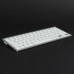 TK-908 Ultra-Thin 2.4GHz Wireless 78-Key Keyboard w/ 800/1200DPI Optical Mouse - White (2 x AAA)