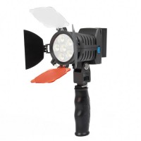 LED-5010 Rechargeable 920LM 6-LED White Light Video Lamp with Filers for Camera/Camcorder