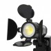 LED-5008 Photographic lamp for All Standard Hot Shoe camcorder Black