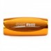 Portable Aluminum Alloy Casing USB Rechargeable TF Slot MP3 Player Speaker with FM - Golden (2 GB)