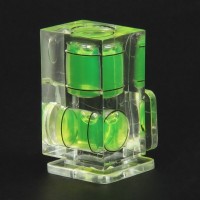 Double 2 Axis Bubble Spirit Level on Camera Hot Shoe 2D