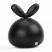 USB Powered Cute Rotating Rabbit Speaker - Black (3.5mm Jack)