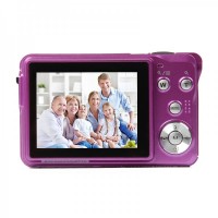 5MP CMOS Compact Digital Video Camera - Blue(2.7" TFT LCD)