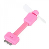 2-Leaf Mini Fan For iPhone/iPod Touch - Pink