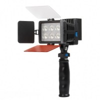 LED-5010A Rechargeable 1050LM 6-LED White Light Video Lamp with Filers for Camera/Camcorder