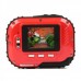 Waterproof 3.0MP CMOS Compact Digital Camera w/ 8X Digital Zoom/TF Slot - Red (2xAAA/1.8)