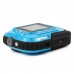 Waterproof 3.0MP CMOS Compact Digital Camera w/ 8X Digital Zoom/TF Slot - Blue (2xAAA/1.8" LCD)