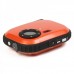 Waterproof 3.0MP CMOS Compact Digital Camera w/ 8X Digital Zoom/TF Slot - Orange (2xAAA/1.8