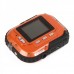 Waterproof 3.0MP CMOS Compact Digital Camera w/ 8X Digital Zoom/TF Slot - Orange (2xAAA/1.8
