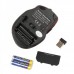 MC Saite 2.4GHz Wireless 500/1000DPI Optical Mouse w/ Receiver - Red + Black (2 x AAA)