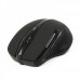 MC Saite 2.4GHz Wireless 500/1000DPI Optical Mouse w/ Receiver - Black (2 x AAA)