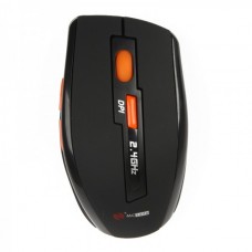 MC Saite 2.4GHz Wireless 500/1000DPI Optical Mouse w/ Receiver - Orange + Black (2 x AAA)