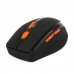 MC Saite 2.4GHz Wireless 500/1000DPI Optical Mouse w/ Receiver - Orange + Black (2 x AAA)