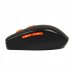 MC Saite 2.4GHz Wireless 500/1000DPI Optical Mouse w/ Receiver - Orange + Black (2 x AAA)