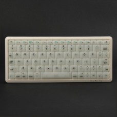78-Keys Compact Rechargeable Bluetooth Wireless Keyboard for iPhone/iPad/Desktop/Laptop/Mobile