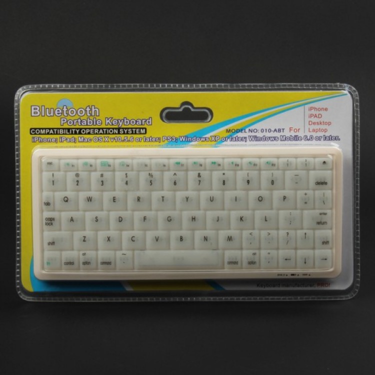 78Keys Compact Rechargeable Bluetooth Wireless Keyboard for iPhone