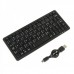 78-Keys Compact Rechargeable Bluetooth Wireless Keyboard for iPhone/iPad/Desktop/Laptop/Mobile